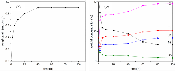 600°循環氧化100h結果